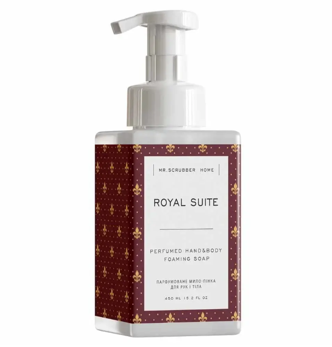 Парфюмированное мыло-пенка для рук и тела Mr.SCRUBBER Royal suite 450 мл (2002020556)