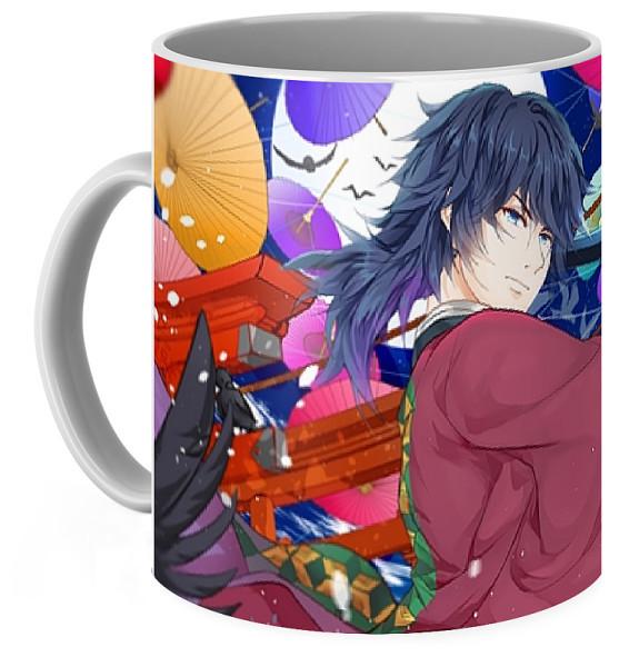 Чашка GeekLand Demon Slayer Kimetsu no Yaiba Клинок рассекающий демонов Томиока Катана (KY.02.10)