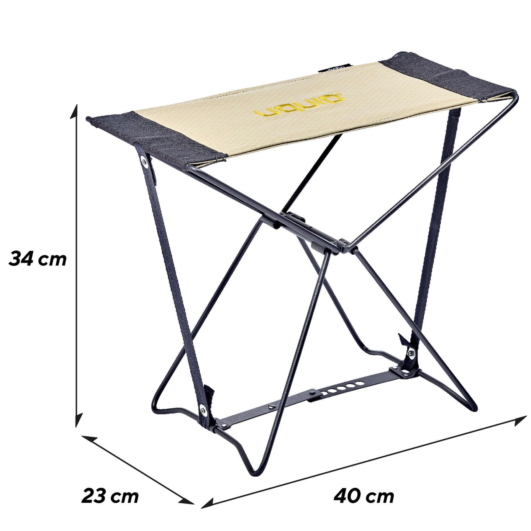 Туристичний табурет розкладний Uquip Fancy Sand/Grey (244041) - фото 5