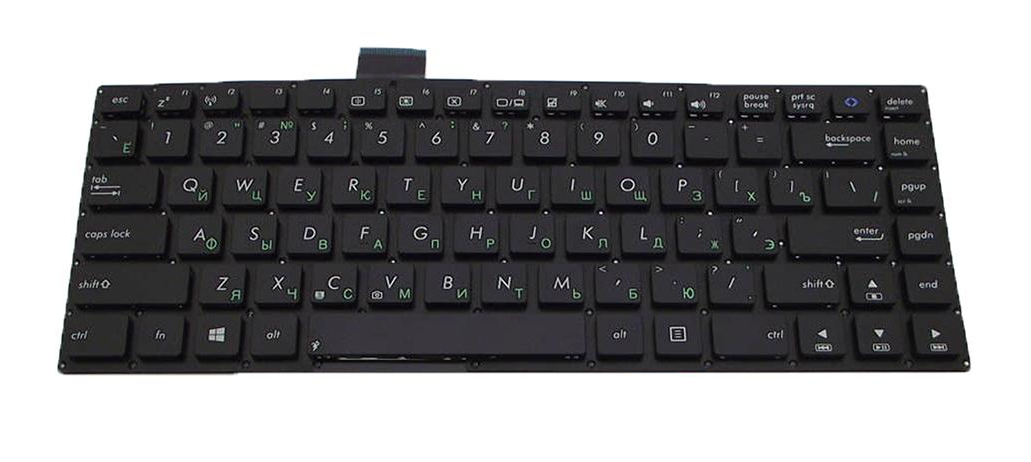 Клавиатура для ноутбука Asus F402 F402BA матовая (0KNB0-4124RU00)