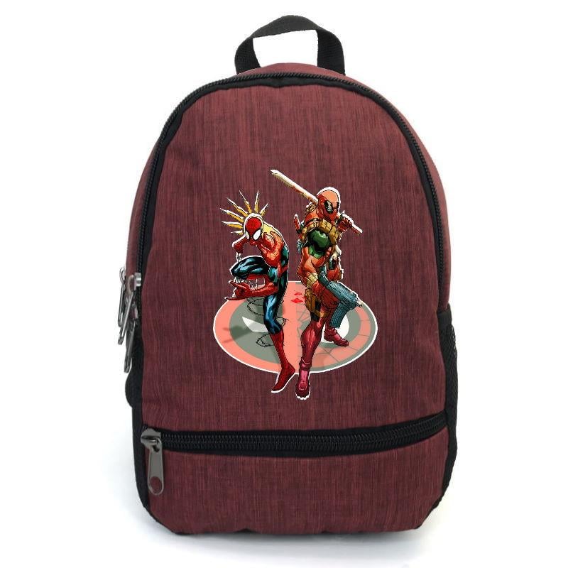 Школьный рюкзак подростковый Cappuccino Toys с принтом Spiderman-0012 12,5 л Красный (1558626779)