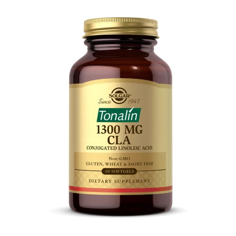 Жиросжиг CLA конъюгированная линолевая кислота Solgar Tonalin 1300 mg CLA 60 капс.