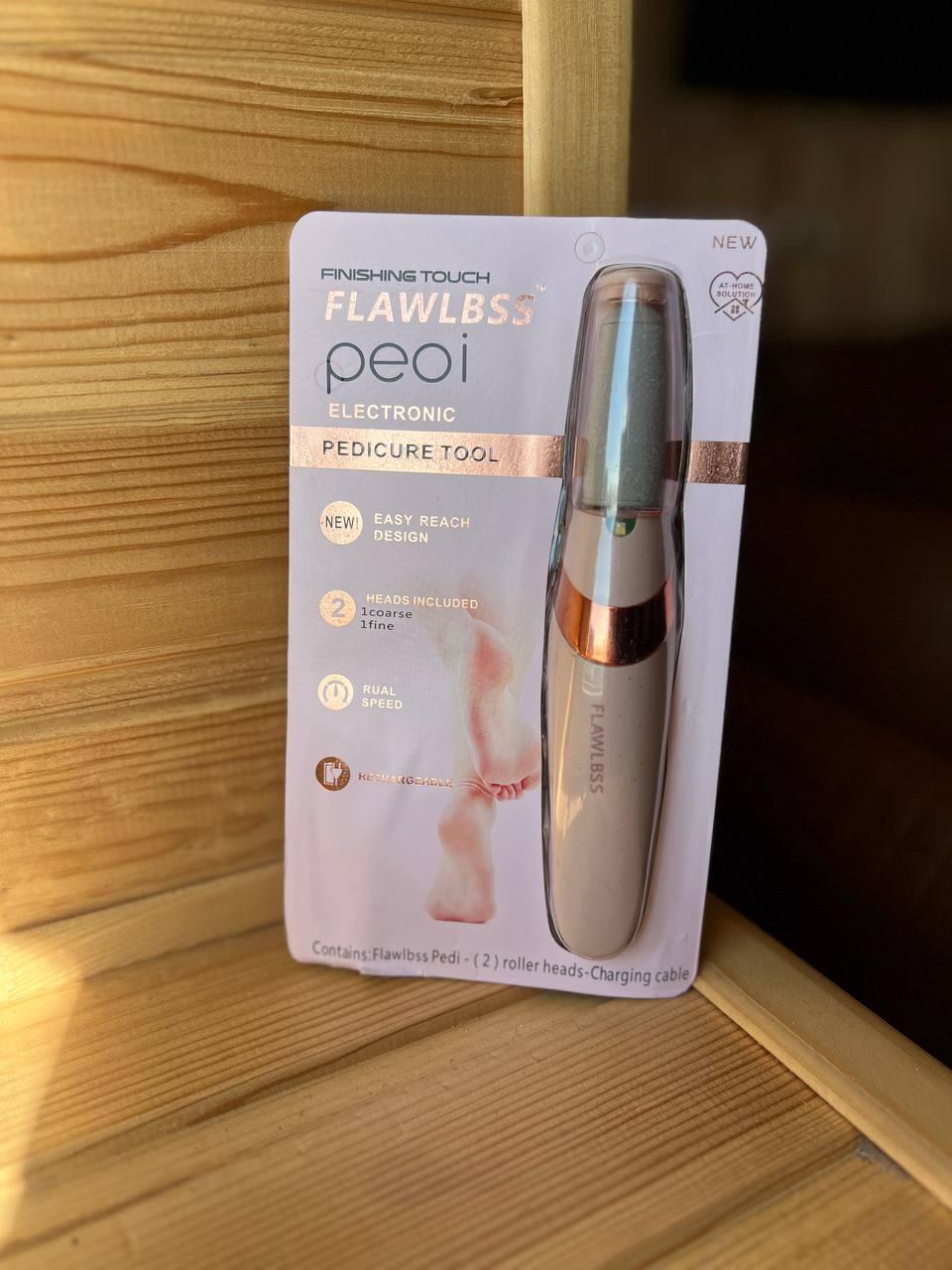 Пилка для ніг електрична Flawless Pedi з двома насадками USB зарядка (2860126416) - фото 7 Пилка для ніг електрична Flawless Pedi з двома насадками USB зарядка (2860126416) - фото 7
