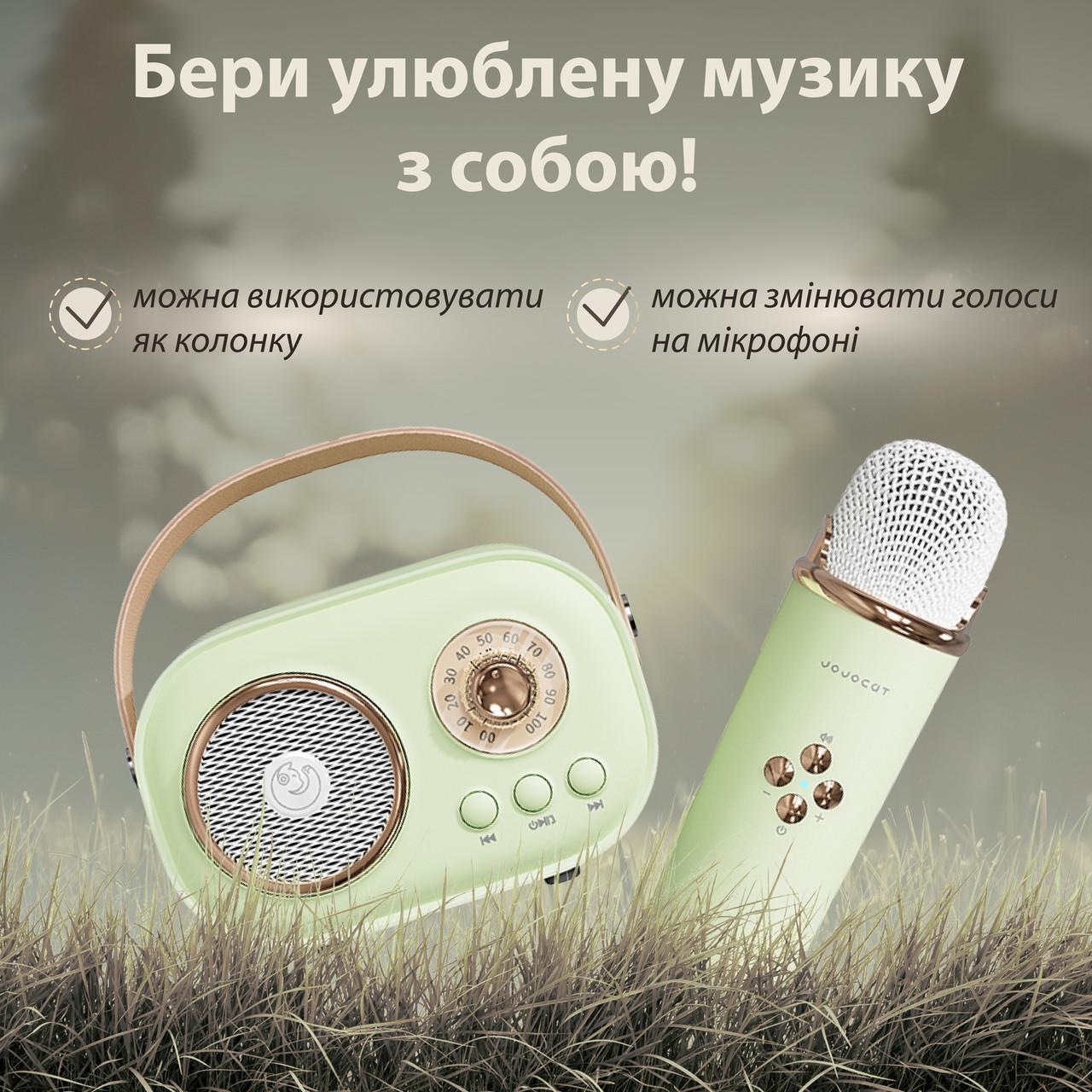 Портативна колонка Bluetooth з мікрофоном і вологозахистом TF card Зелений (C20GR) - фото 5