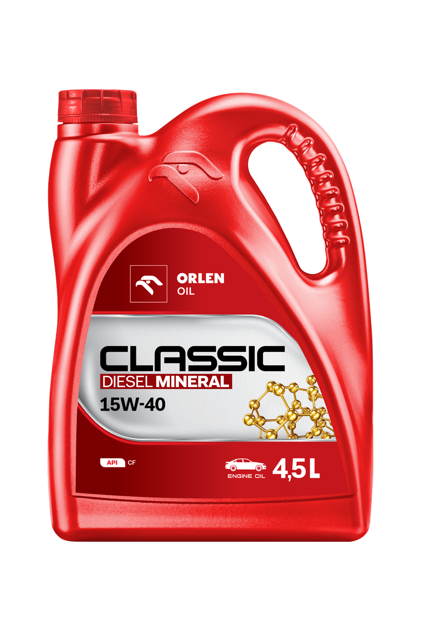 Моторное масло Orlen Oil Platinum Classic Diesel Mineral 4,5 л (15W-40)