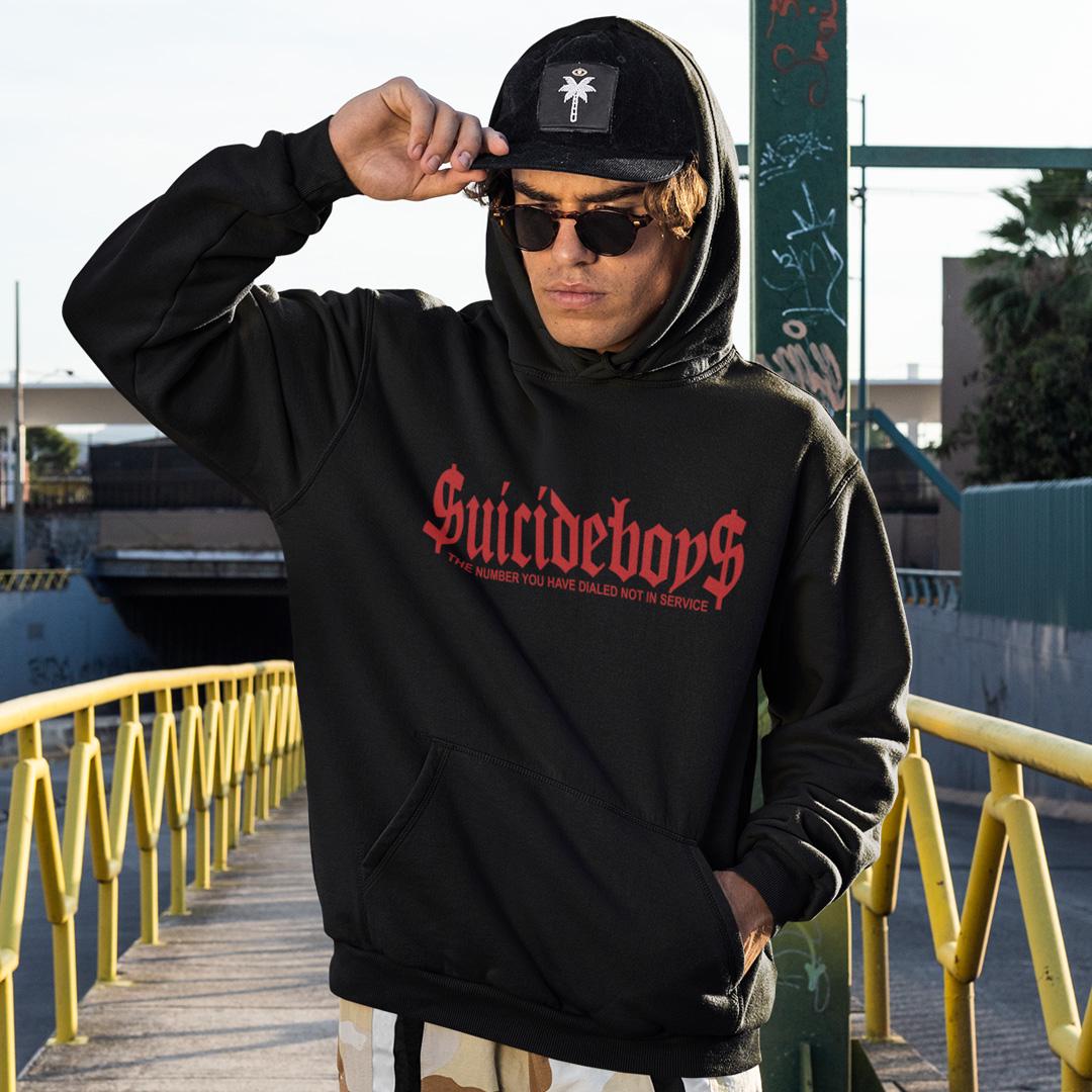 Худи флисовое унисекс Suicideboys The Number You Have To Dialed Is Not In Service XL Черный (00000004630) Худи флисовое унисекс Suicideboys The Number You Have To Dialed Is Not In Service XL Черный (00000004630)