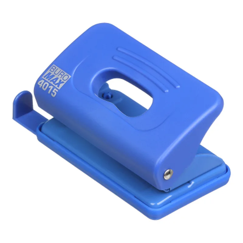 Діркопробивач Buromax пластиковий до 10 арк. 120х58х59 мм Синій (BM.4015-02)