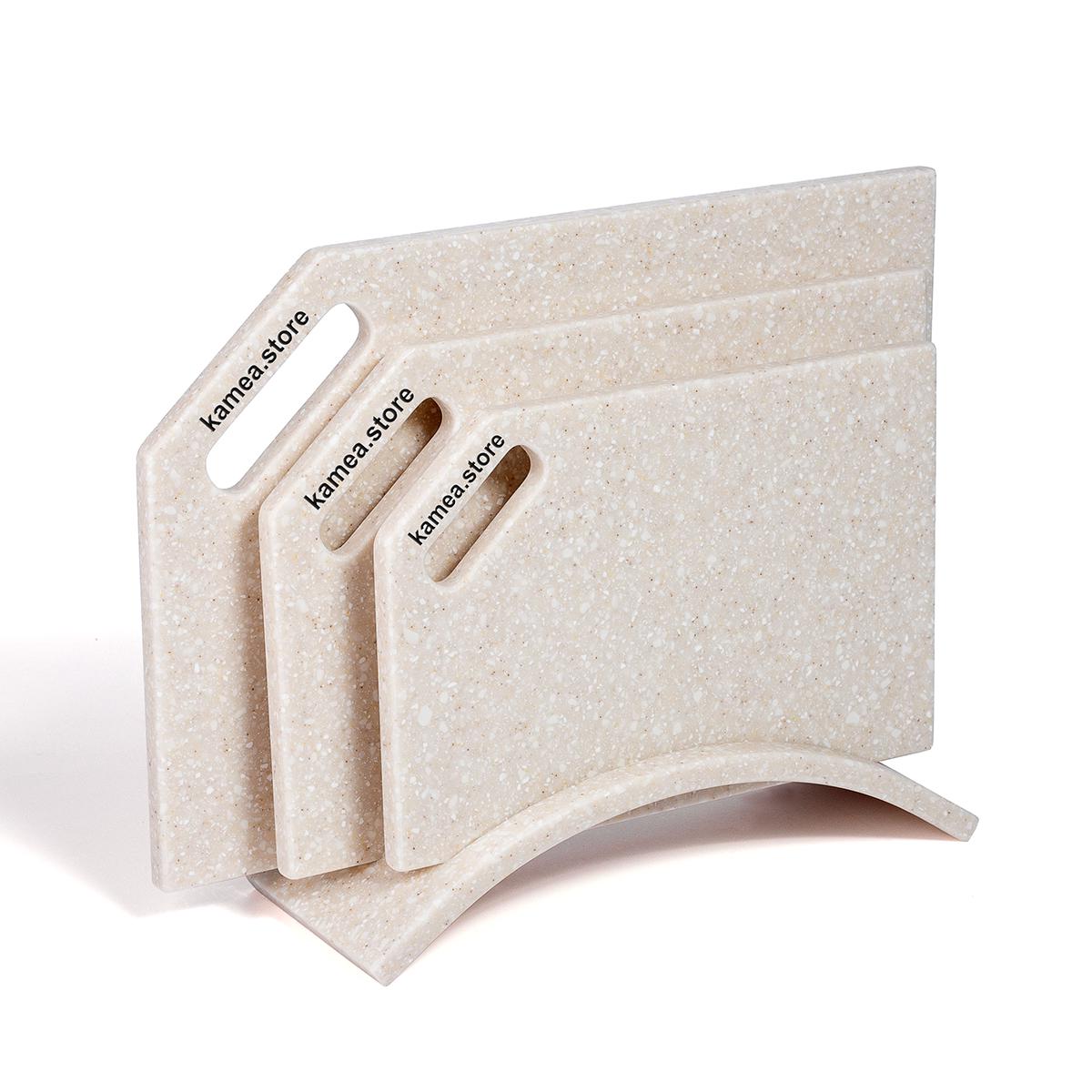 Набір дощок кухонних Kamea зі штучного каменю Space Galaxy - фото 2 Набір дощок кухонних Kamea зі штучного каменю Space Galaxy - фото 2