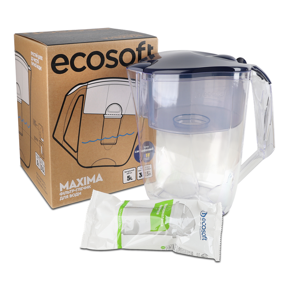 Фільтр-глечик Наша Вода Maxima Сапфіровий (30454620)