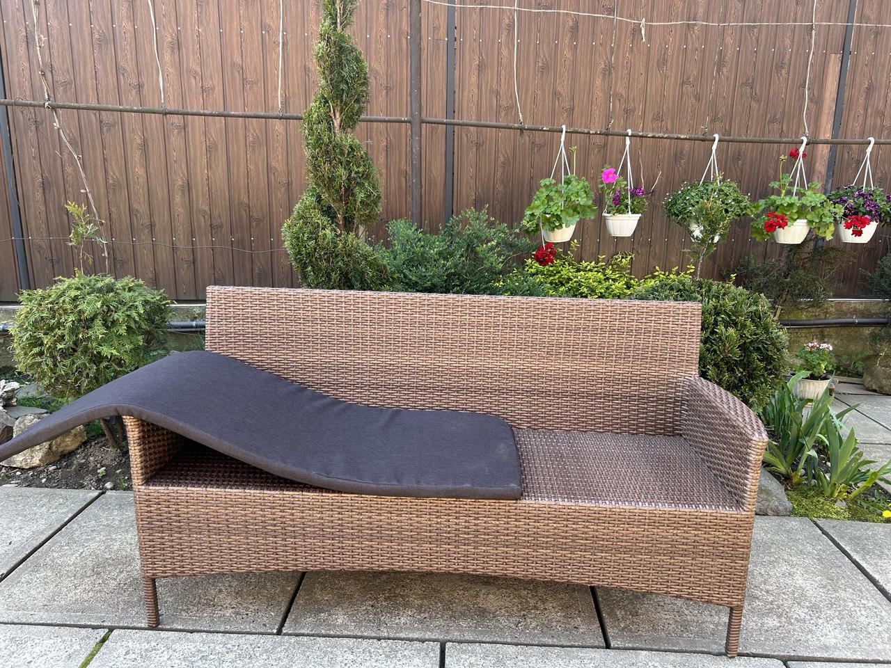 Диван ротанговый уличный Сімейний Затишок 155х52 см - фото 5 Диван ротанговый уличный Сімейний Затишок 155х52 см - фото 5