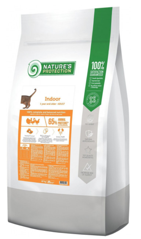 Корм сухий Nature's Protection Indoor 18 кг - фото 1 Корм сухий Nature's Protection Indoor 18 кг - фото 1