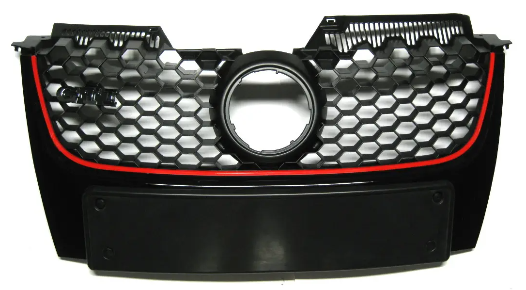 Решетка радиатора AVTM Volkswagen Golf 5 Hb 2003-2008 GTI без эмблемы (187402999)