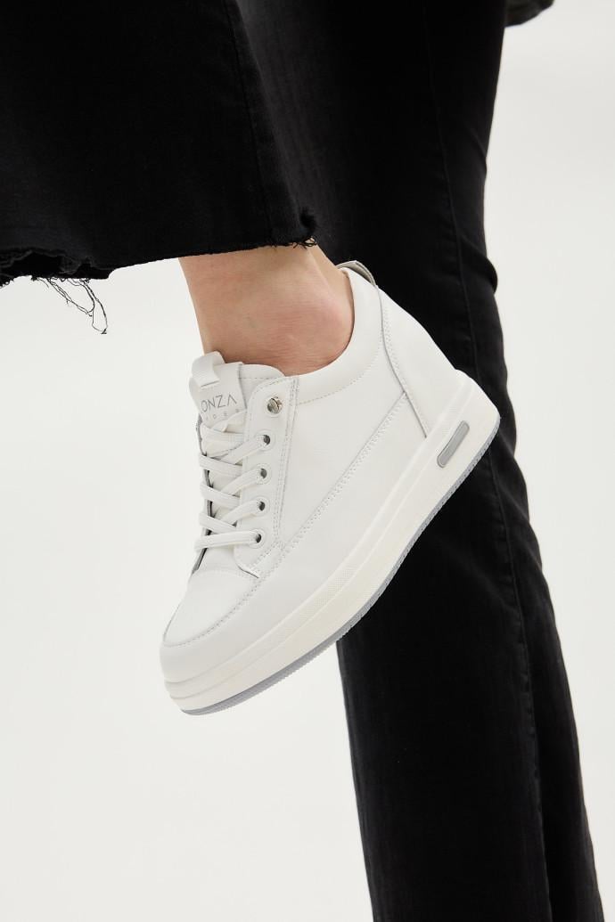 Сліпони жіночі LONZA шкіряні р. 38 Білий (198900) - фото 5