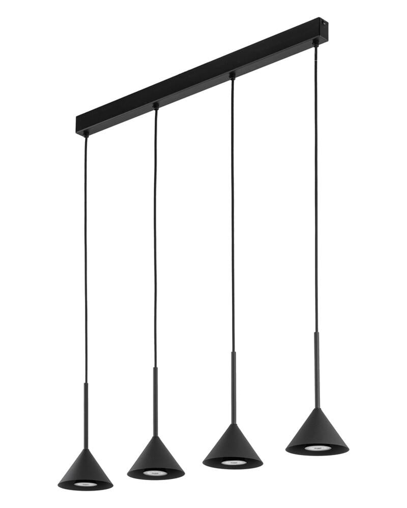 Подвесной светильник TK Lighting 10305 Cono Mini GU10 4x10W IP20 Черный (36238698)