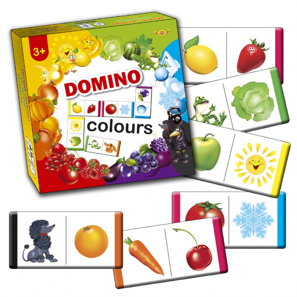 Игра настольная Domino Colours (MKM0303)