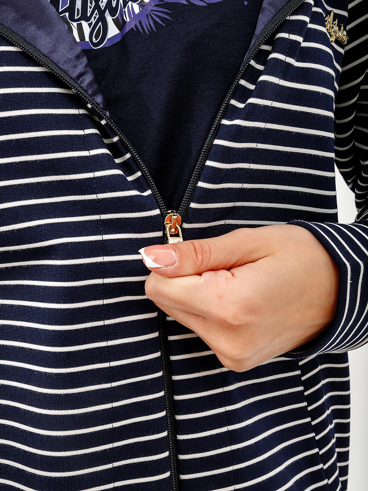 Толстовка женская Australian STRIPES HOODIE POLYVISCOSA JACKET L Разноцветный (7dLSDGC0010-020 L) - фото 2