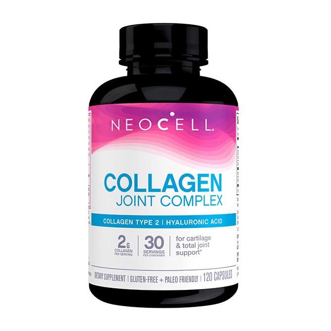 Коллаген 2 типа гидролизованный 2 г с гиалуроновой кислотой NeoCell Collagen Joint Complex 120 капс.