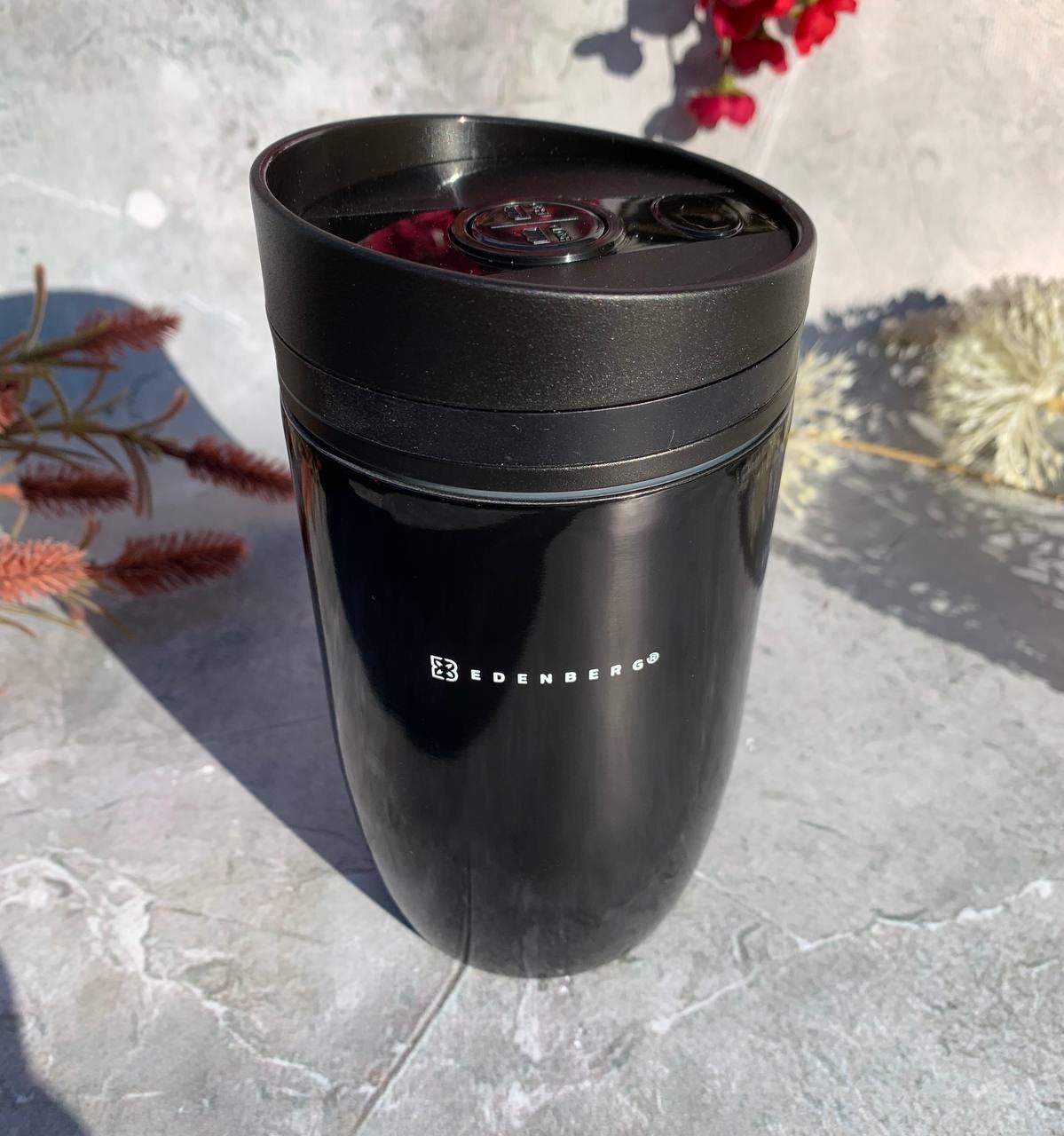 Термокухоль вакуумний 330 мл Edenberg EB-641 330 мл Чорний - фото 2 Термокухоль вакуумний 330 мл Edenberg EB-641 330 мл Чорний - фото 2