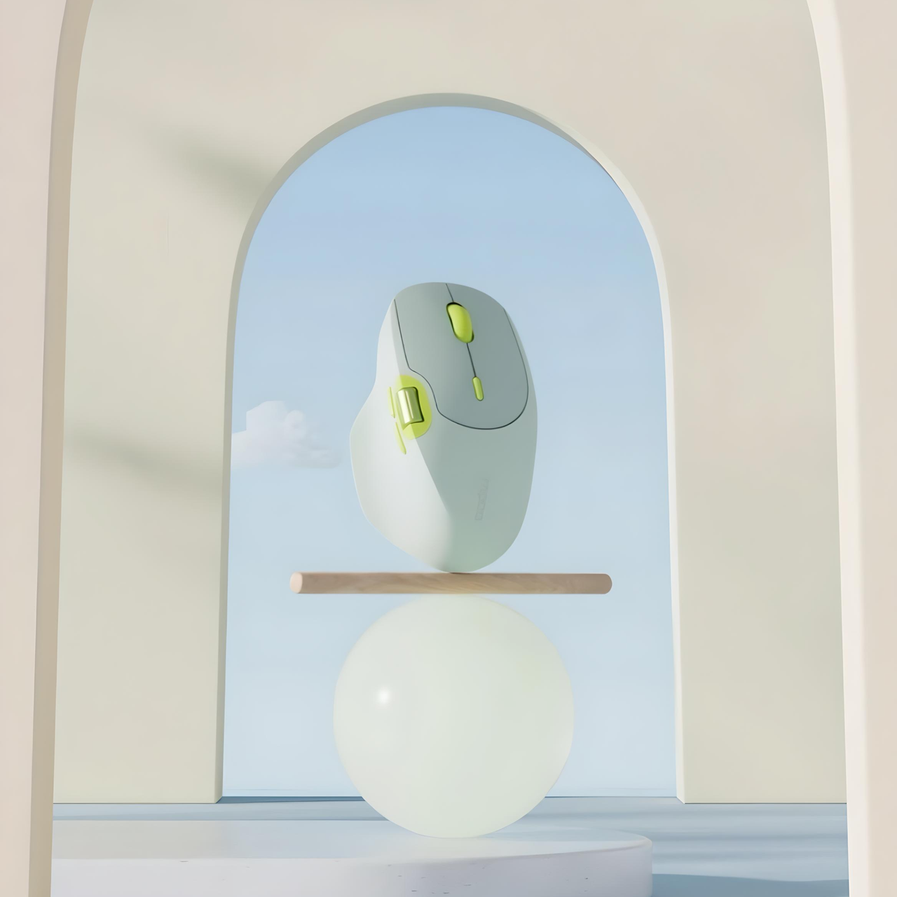 Мышь RAPOO MT560 с комбинированным подключением/боковым колесиком 4000 DPI Pale green (2583996791) - фото 3 Мышь RAPOO MT560 с комбинированным подключением/боковым колесиком 4000 DPI Pale green (2583996791) - фото 3