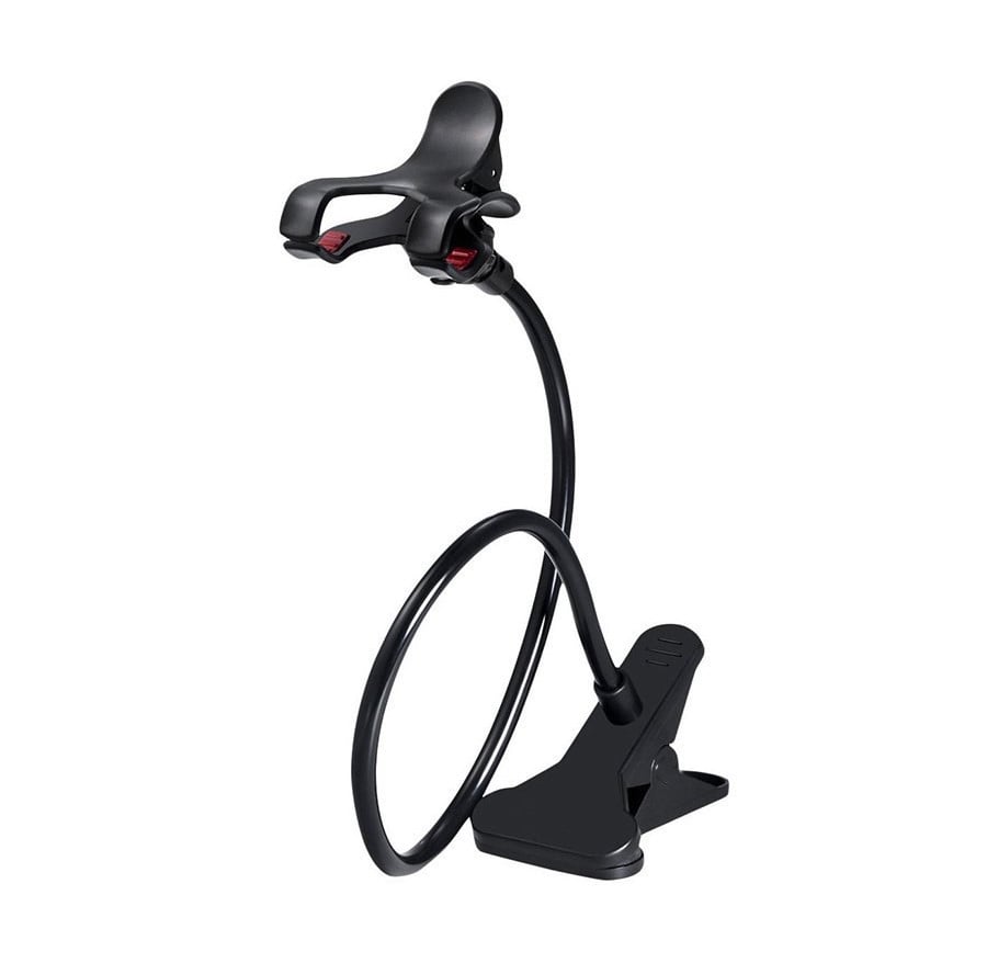 Держатель для телефона прищепка LRZJ LR-01 Черный (1007569-Black-1)