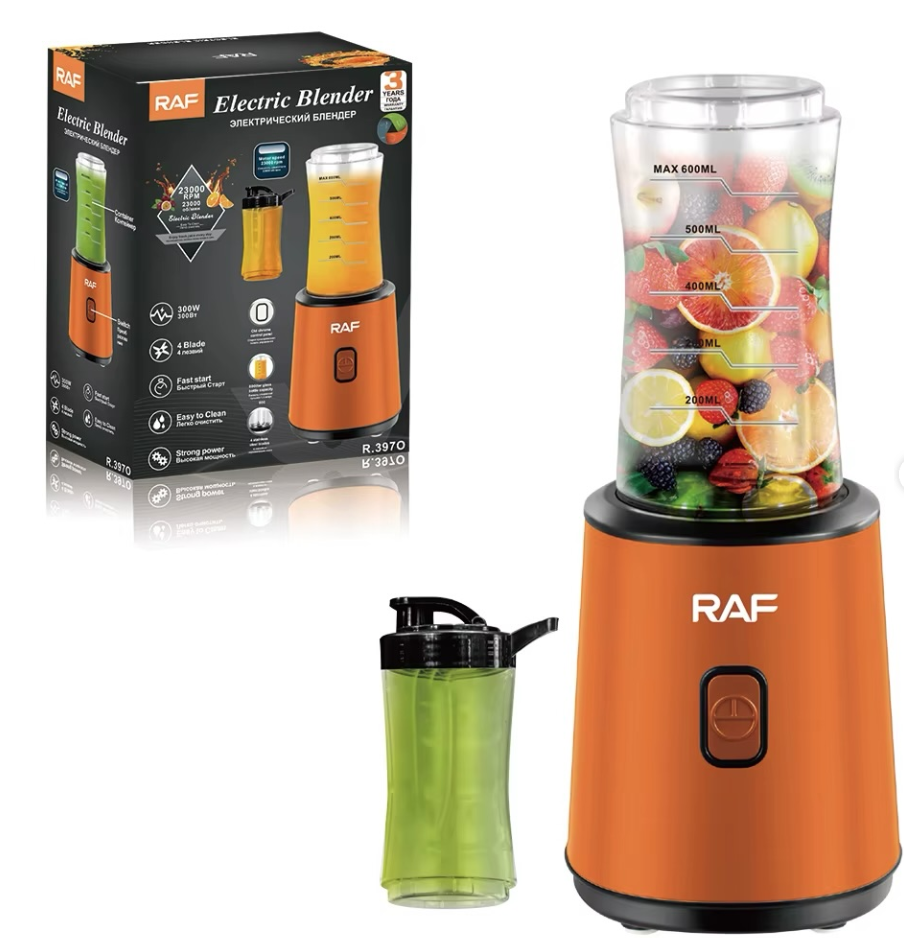 Блендер электрический RAF R.397 с чашей электрическая 600 мл (32398196)