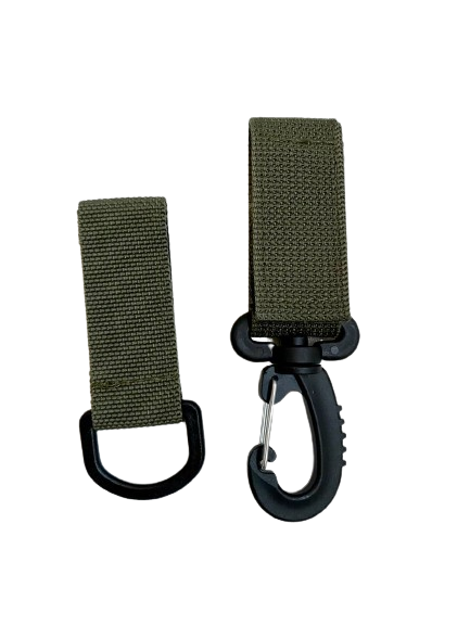 Комплект карабінів 2 шт. Олива (26473679) - фото 1 Комплект карабінів 2 шт. Олива (26473679) - фото 1