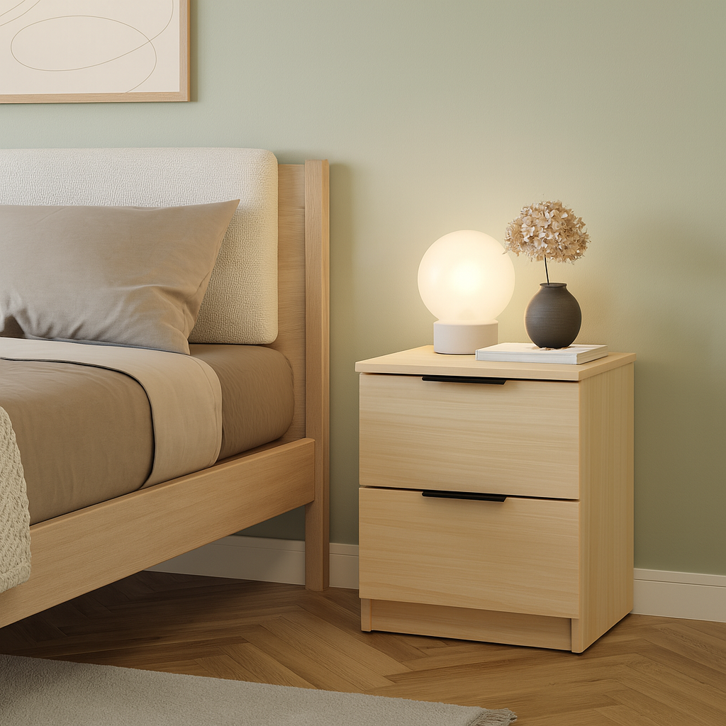 Тумба прикроватная ТП3 SENAM 480х400х400 мм ДСП Дуб Молочный