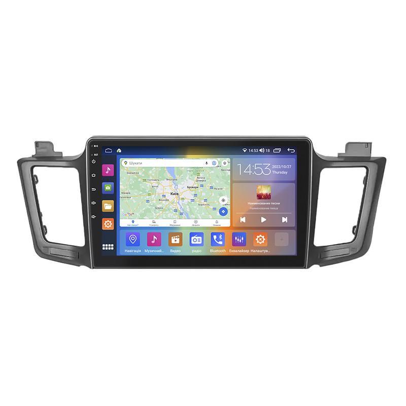 Автомагнитола штатная Lesko для Toyota RAV4 IV CA40 рестайлинг 2015-2019 10" 2/32Gb CarPlay 4G Wi-Fi GPS