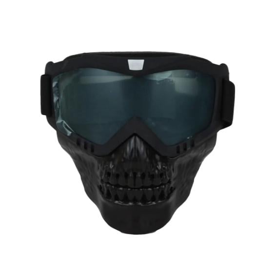 Маска для зимових видів спорту у формі черепа Прозорий лінза (МГ-1019-53)