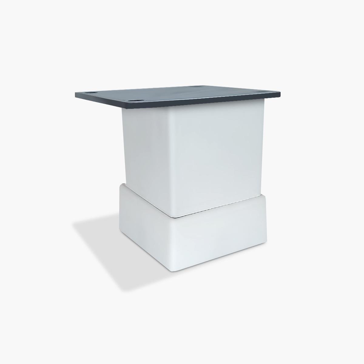 Ножка мебельная Bravo Tower 40х40х50 мм Белый - фото 1 Ножка мебельная Bravo Tower 40х40х50 мм Белый - фото 1