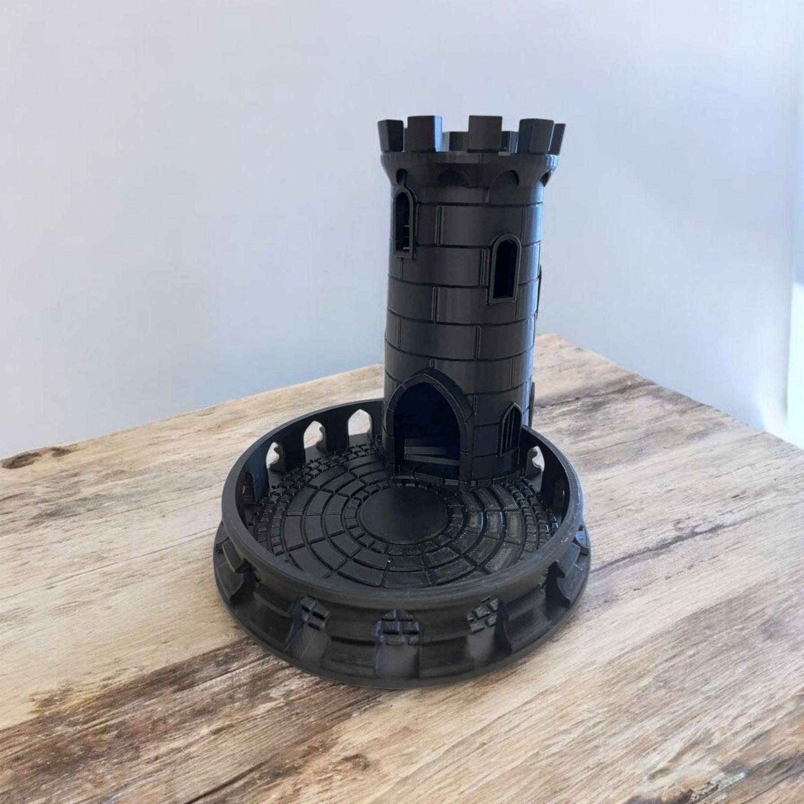 Башня для кубиков Замковый Бастион Черный (0703-1) - фото 1 Башня для кубиков Замковый Бастион Черный (0703-1) - фото 1