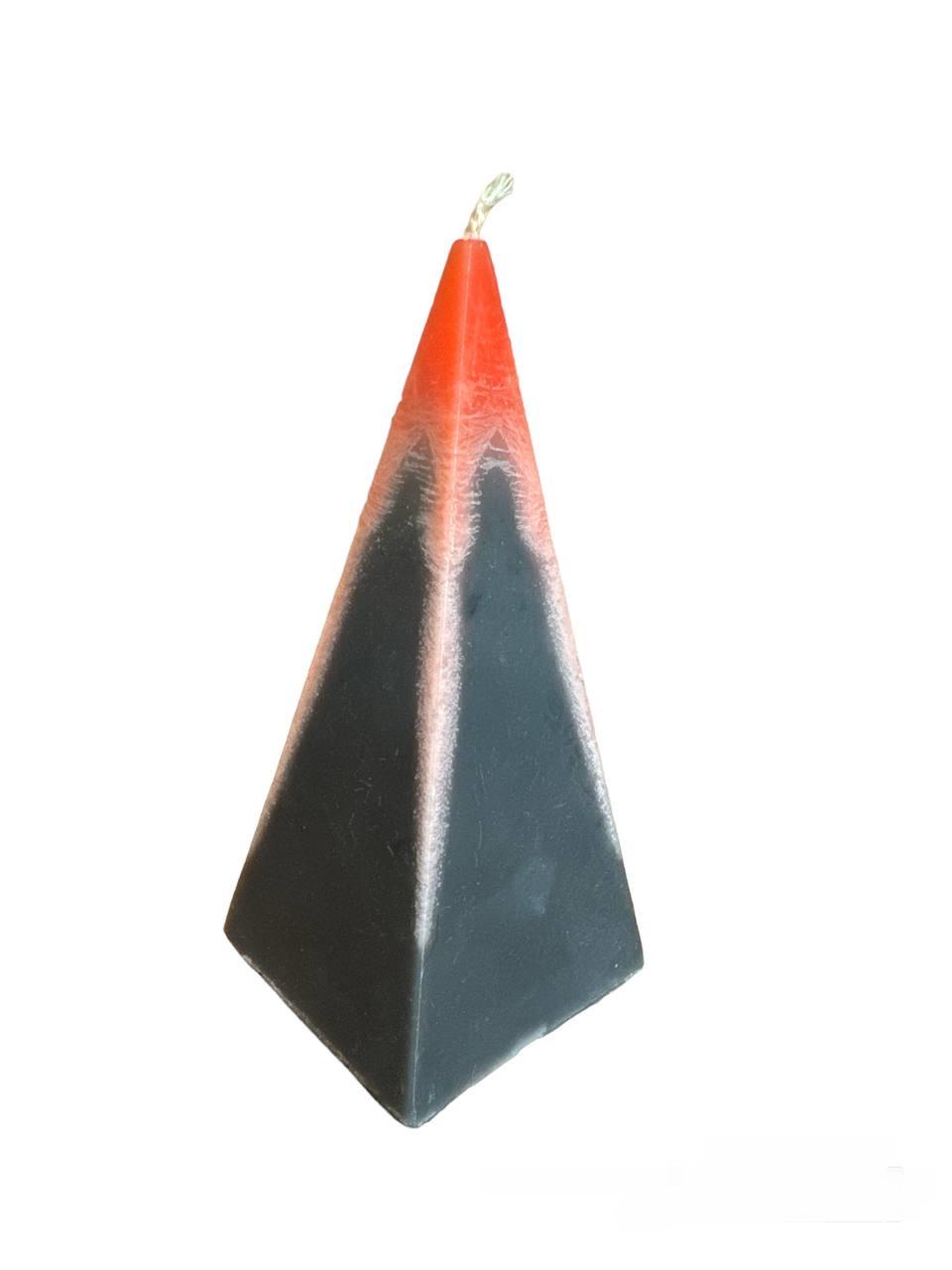 Свічка Піраміда 15 см Зелений (14296938)