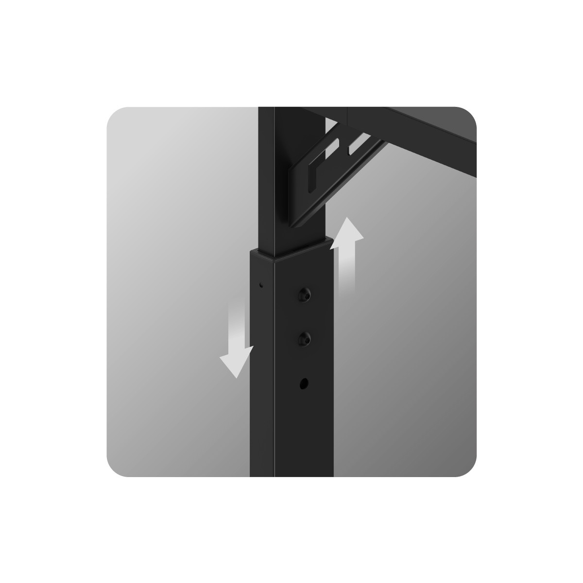 Комп'ютерний стіл uzaro ero 2.6 Black - фото 4