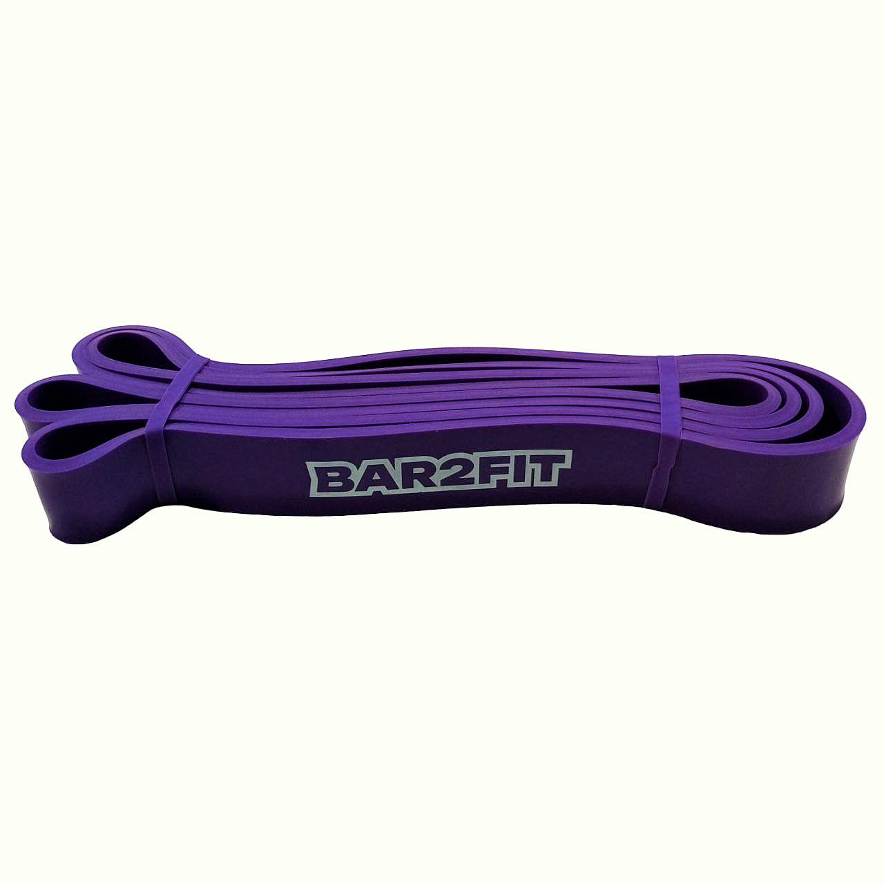 Резина спортивная для подтягивания BAR2FIT B2F-2 32 мм 15-38 кг Violet (12290519) - фото 3