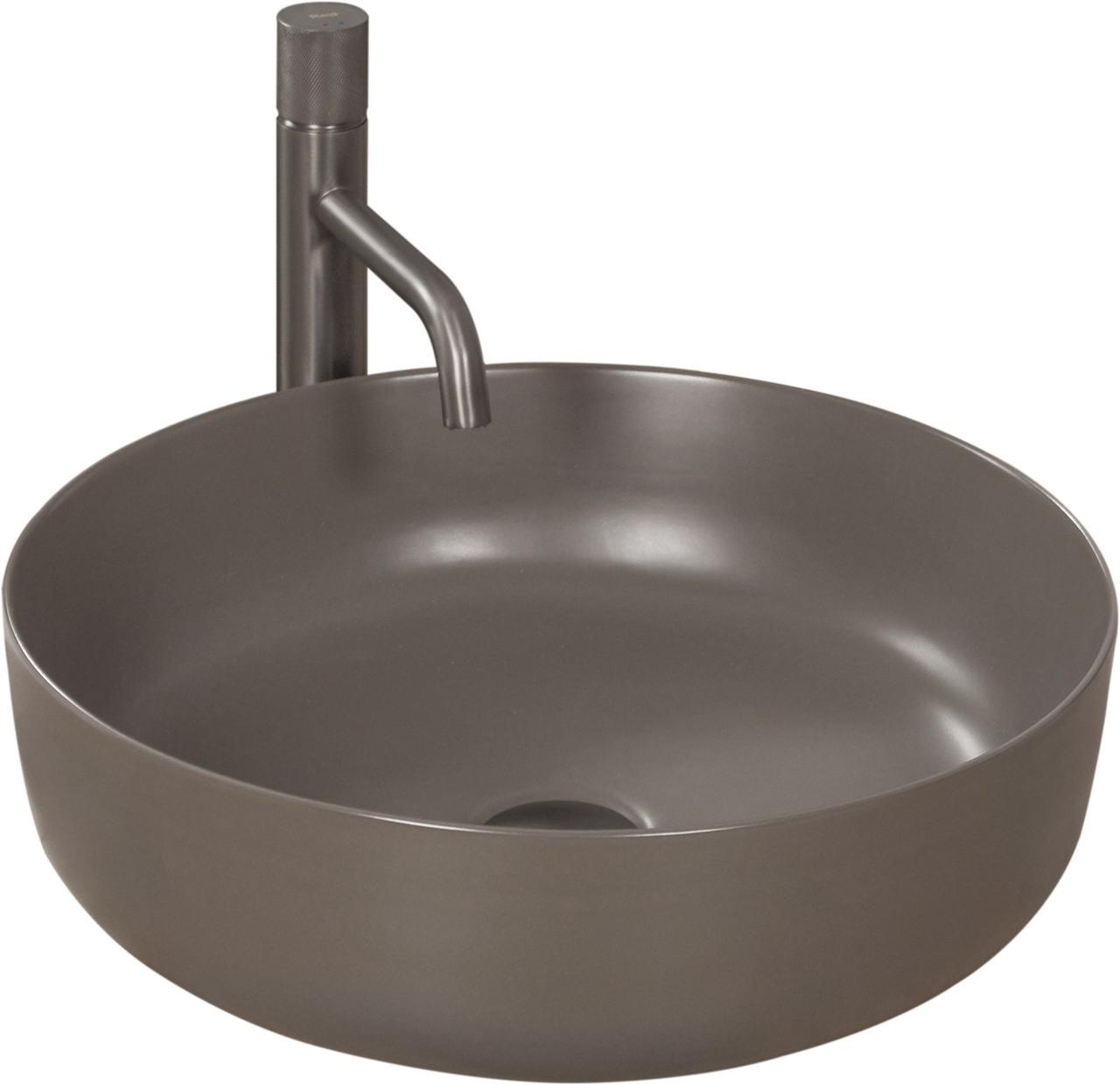 Умивальник Rea ELMA накладний Сірий матовий (Rea-U8495)