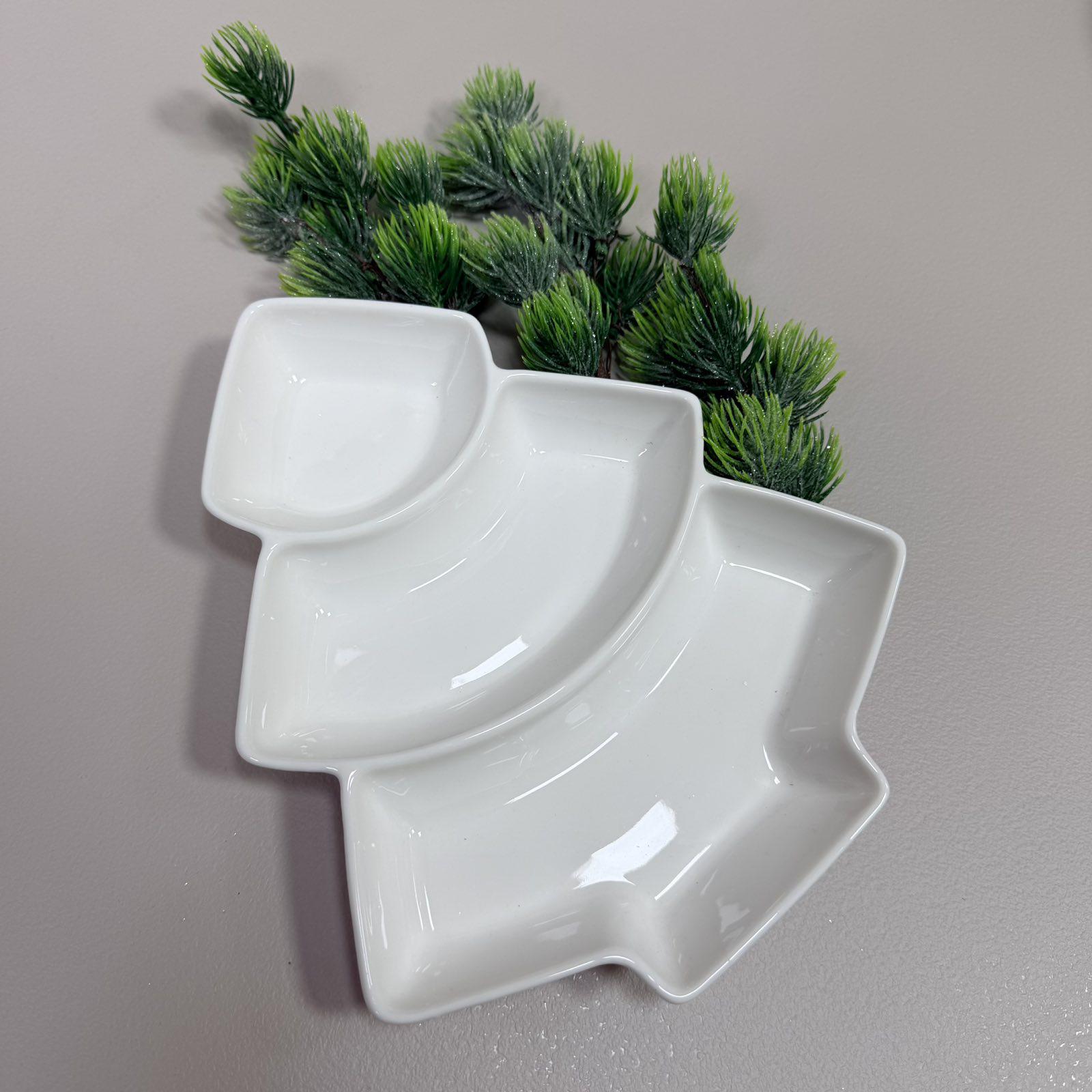 Менажниця порцелянова Stenson MC-4290-9 Ялинка 23 см (1716669464) Менажниця порцелянова Stenson MC-4290-9 Ялинка 23 см (1716669464)