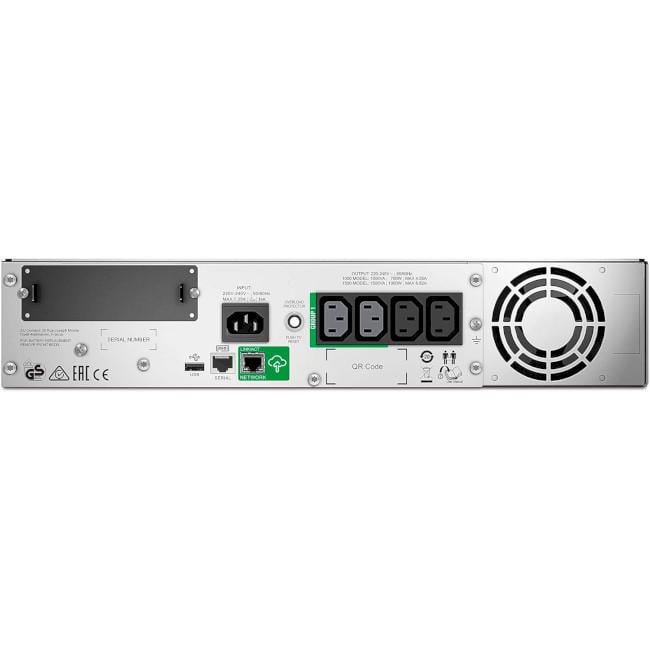 Источник бесперебойного питания APC Smart-UPS 1000VA 230V LCD IEC w/SmartConnect (SMT1000RMI2UC) - фото 3