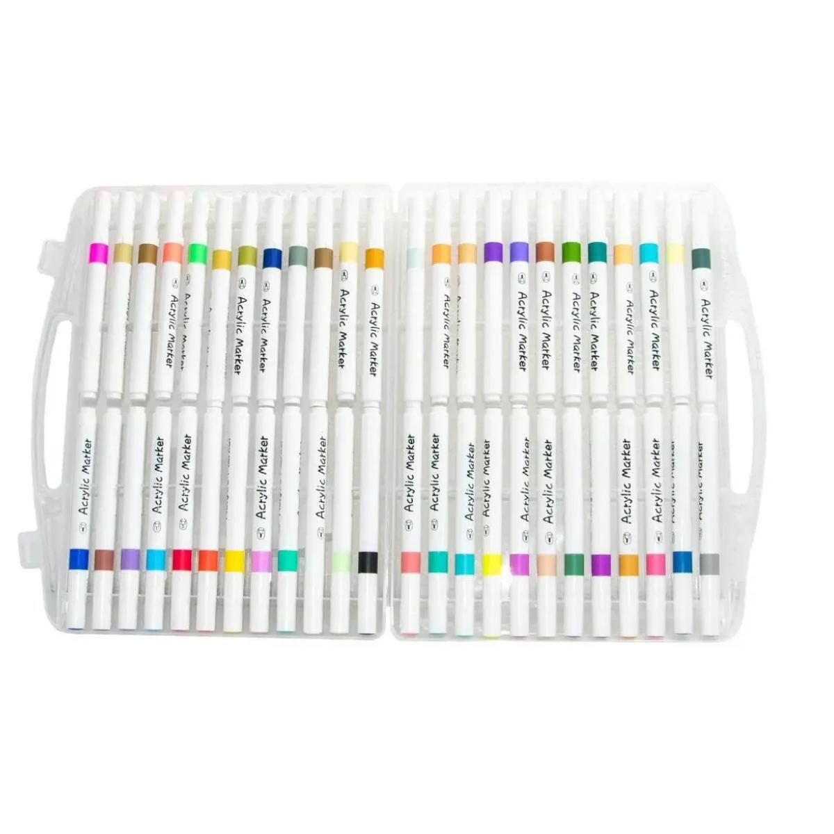 Набор акриловых маркеров Yulin Acrylic Marker 48 шт. (Y-04-48) - фото 2