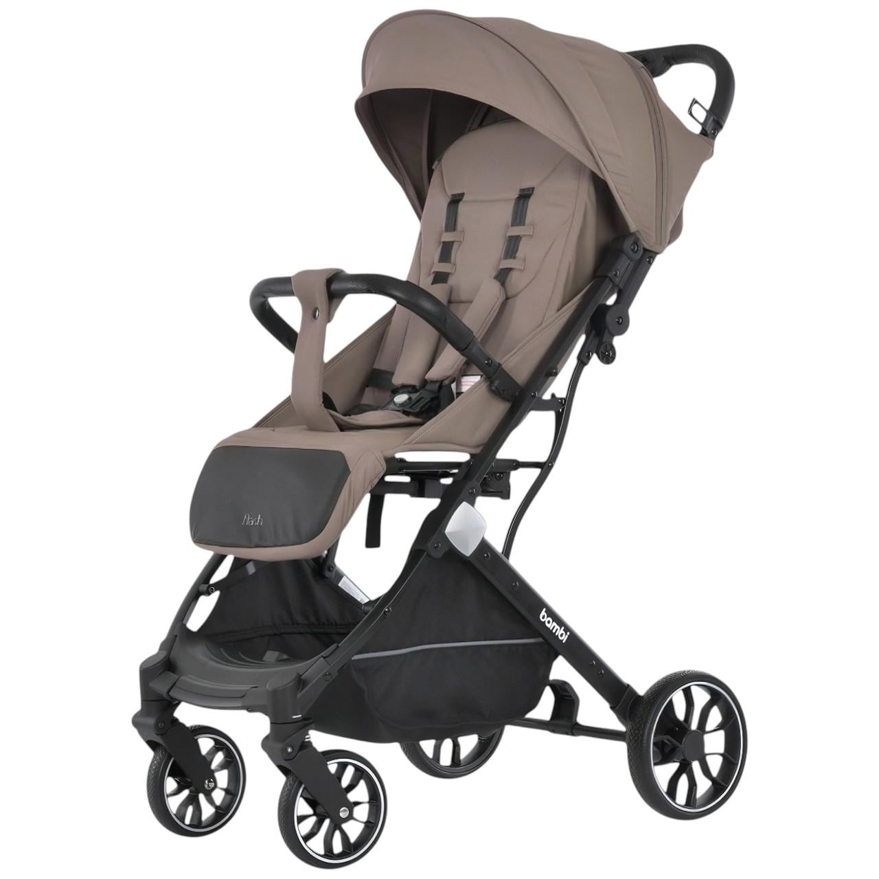 Коляска прогулочная Flash M 5727-1 сборка книжка амортизация до 22 кг Taupe Gray (34116787)