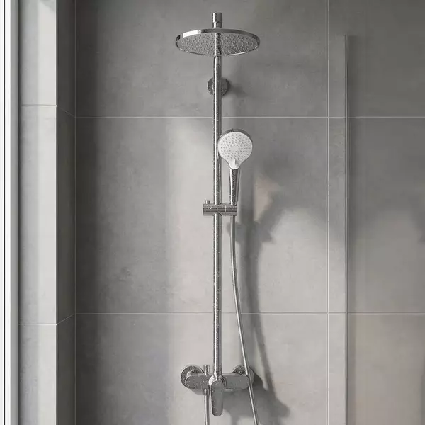 Душова система Hansgrohe Crometta 1jet Showerpipe 27269000 (35624050)