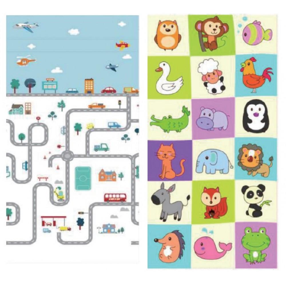 Развивающий коврик детский SPOKO SP-01 двухсторонний мягкий 150х180 см Разноцветный (147-76-42400308)