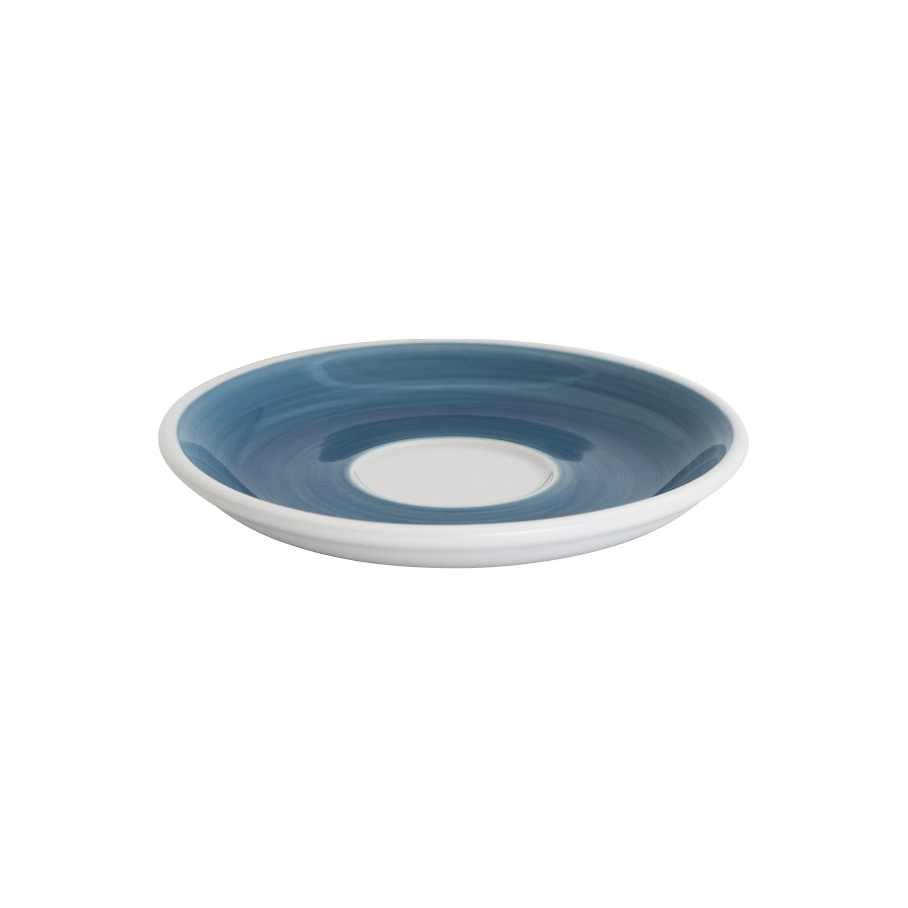 Блюдце для чашек Loveramics Deco Shared Saucer 13 см Синяя ручная роспись (C118-039BBP)