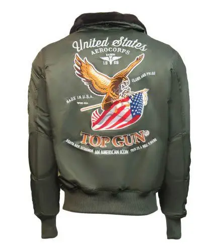 Бомбер Top Gun Eagle CW45 Jacket XL OIive (TGJ1938OXL) - фото 3