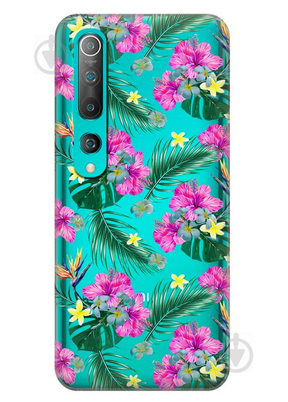 Силиконовый чехол iSwag для Xiaomi Mi 10 Тропические цветы (KS2604) Силиконовый чехол iSwag для Xiaomi Mi 10 Тропические цветы (KS2604)