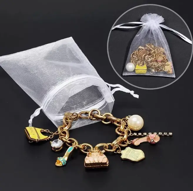 Мішечки для прикрас/подарунків та саше 7х9 см органза (30686575) - фото 2