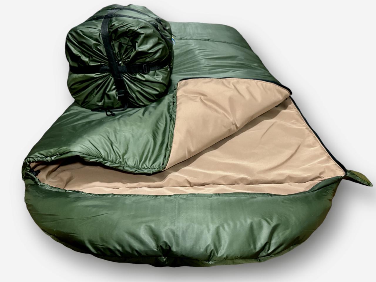Спальний мішок демісезонний до -5°C Хакі (29452198)