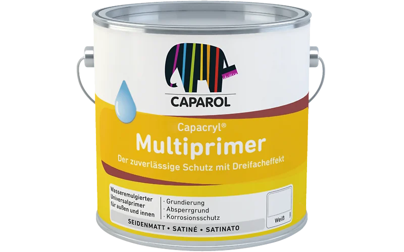 Грунтовка водорастворимая изолирующая Capalac Aqua MultiPrimer 2,5 л Белый (2952171002)