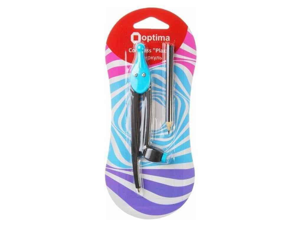 Циркуль Plazzy Optima для карандаша пластиковый Голубой (O81482)