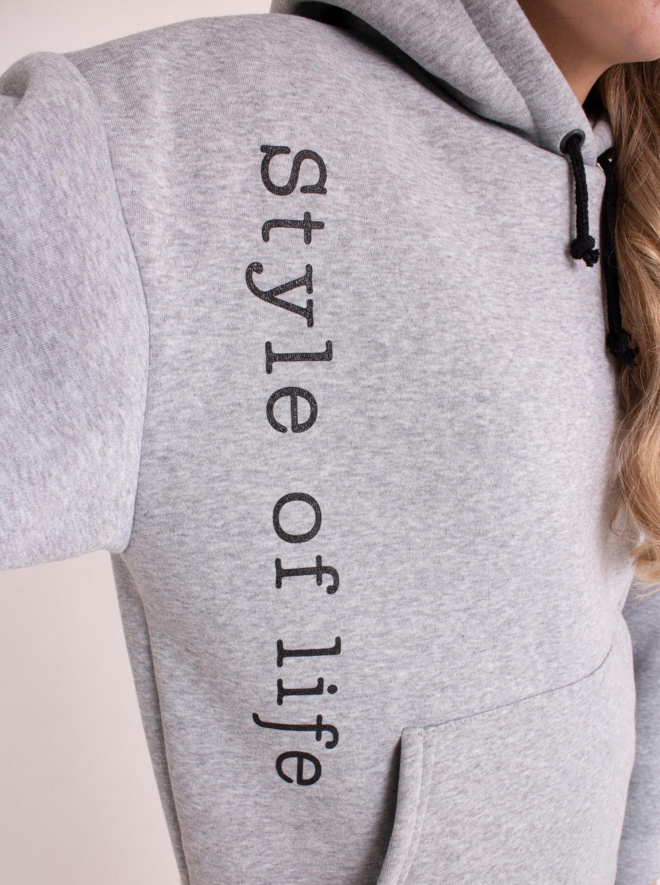 Спортивный костюм женский Олли на флисе р. 54 Серый - фото 4 Спортивный костюм женский Олли на флисе р. 54 Серый - фото 4