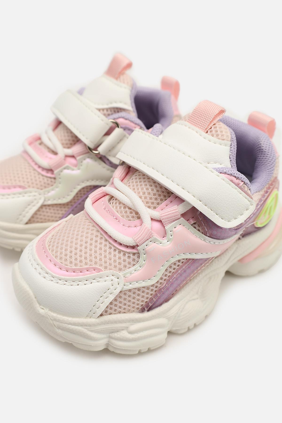 Кроссовки для девочки ЦБ-00273926 на плоской подошве р. 21 Розовый (SKT001056949) - фото 4